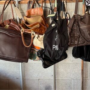 Brown and Black Handbags Collection (11 purses)